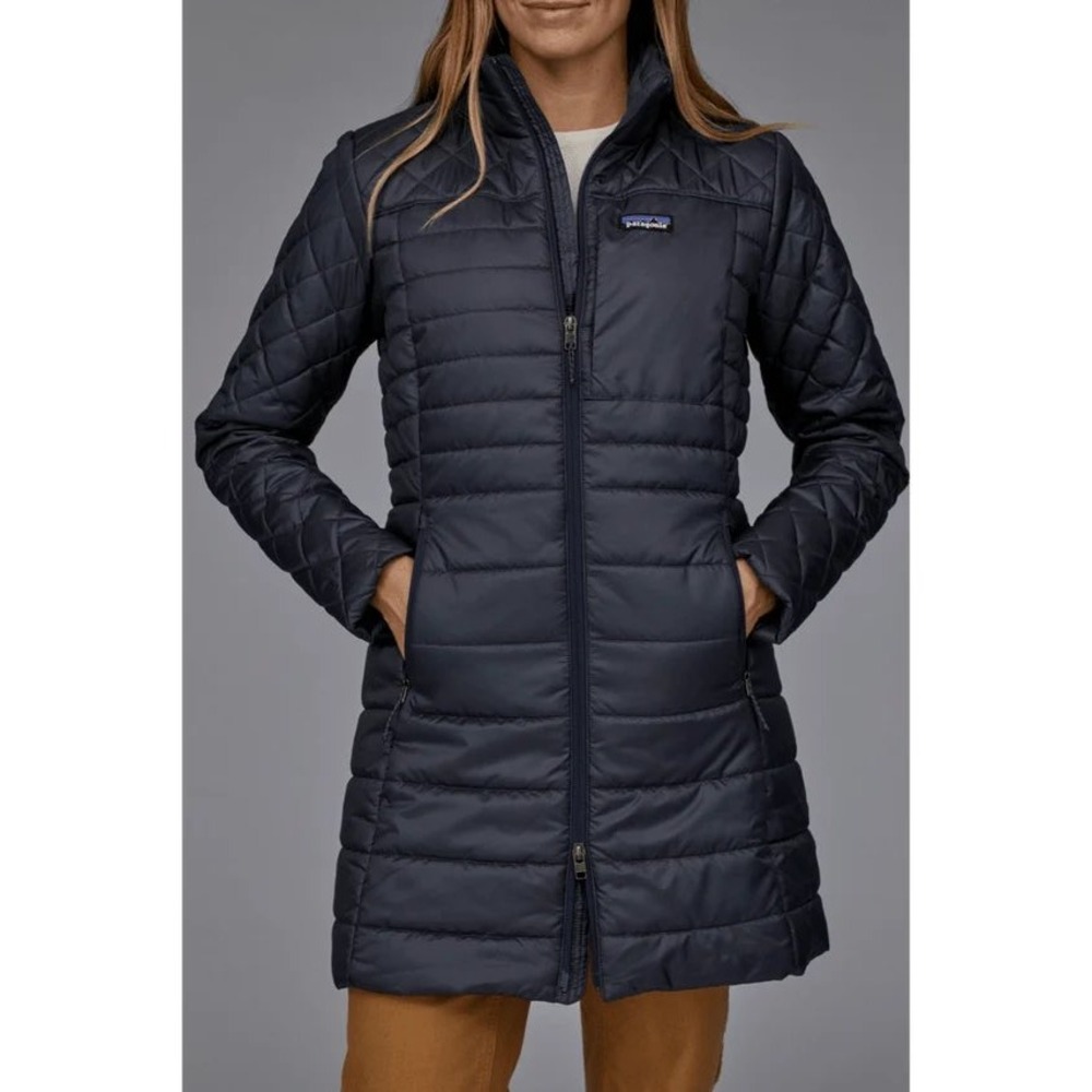 Patagonia Radalie Parka Women's Small Gray Quilted Insulated Coat 27695